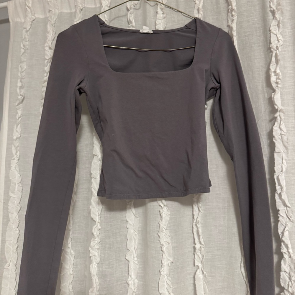 Long sleeved gray garage shirt